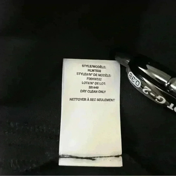 Helmet Lang Black Long Sleeve Top-Medium - Picture 5 of 5